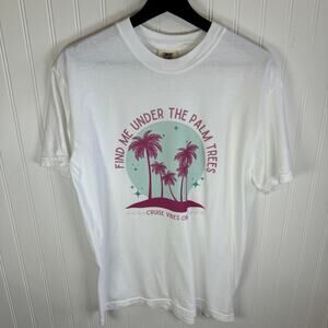 Cruise T-Shirt Find Me Under The Palm Trees Size Small